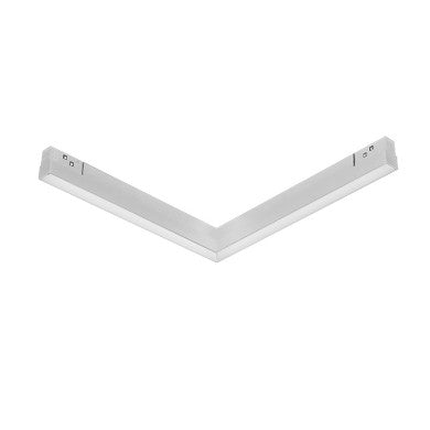 матов бял магнитен линеен 90° ъгъл 48V DC 20W 4000K 1750LM 110° OSRAM RA90 L322*307MM