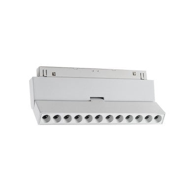 матов бял магнитен подвижен линеен 48V DC 12W 4000K 1080LM 24° OSRAM RA90 L220MM