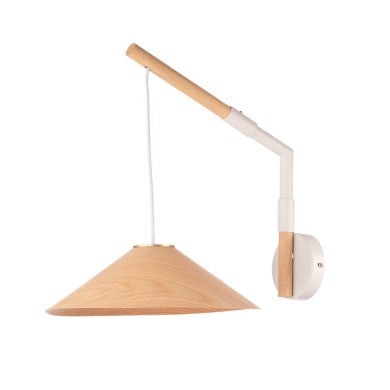 стенно осветително тяло 1X GX53 естествено дърво 30Χ40Χ32CM NAIROBI