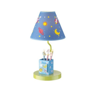Настолна лампа за деца 1xE27 несесер космос Φ21xH40cm PAIGNIO