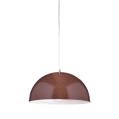 висящо осветително тяло 1xE27 метален кафяв Φ40cm MELINA