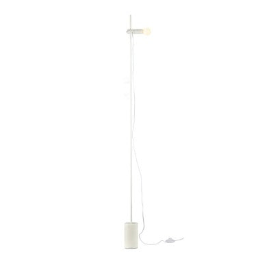 настолна лампа 1xE14 бял мрамор + метал D9xH160cm HERA