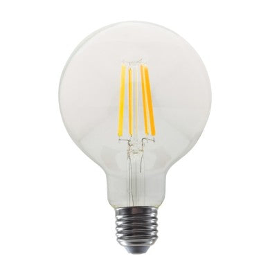 LED filament крушка E27 G95 10W 2700K 230V AC 1220lm Ra80 30000ч 360°
