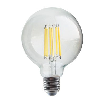 LED filament крушка E27 G95 12W 2700K 230V AC 1540lm Ra80 30000ч 360°