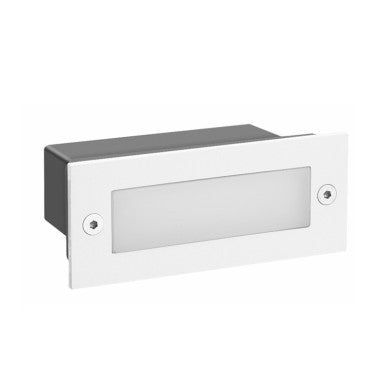 LED стъпково осветително тяло 110x44 бял 2W 6000K 100Lm 230V IP54 Ra80
