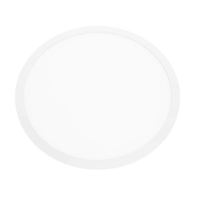 тънък LED панел бял кръгъл за вграден монтаж 48W 6500K 3800Lm Φ600 230V Ra80