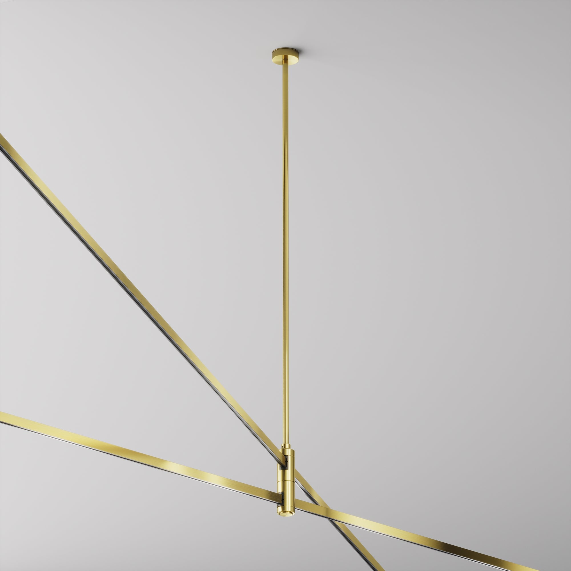 Двойна монтажна скоба 700mm "Flarity" - месинг
