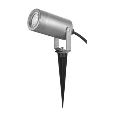 спот осветително тяло GU10 макс. 3W LED IP65 сив с градински колче