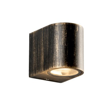стенно осветително тяло GU10 пластмасов 230V AC ръждив IP65 макс. 3W LED