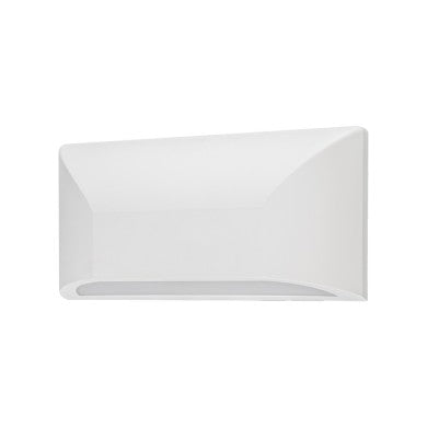 LED стенен правоъгълен осветител бял 230V AC IP65 6W 3000K 350Lm Ra80