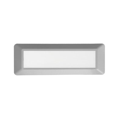 Стенно LED правоъгълно осветително тяло сив 230V AC IP65 4W 3000K 290Lm Ra80