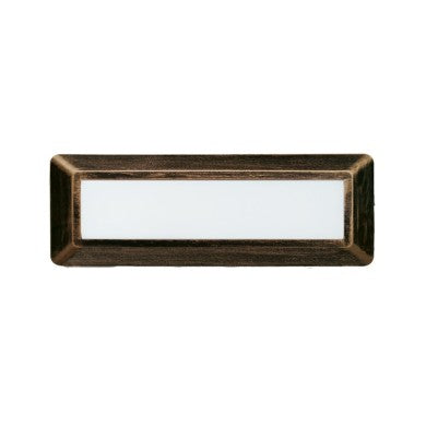 Стенно LED правоъгълно осветително тяло ръждив 230V AC IP65 4W 3000K 290Lm Ra80