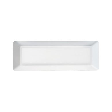 Стенно LED правоъгълно осветително тяло бял 230V AC IP65 4W 3000K 290Lm Ra80