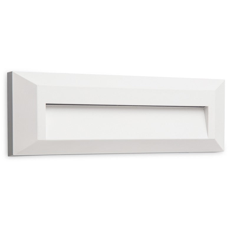 Стенно осветително тяло бял пластмасов 2W 3000K 120LM IP65 230V 35X3014LED