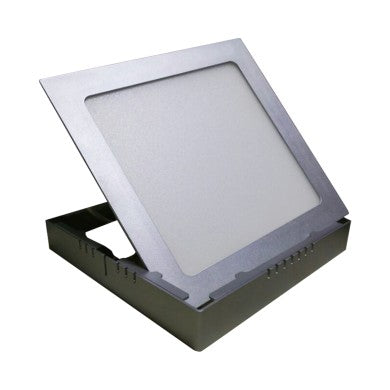 тънък LED панел квадратен 8W 3000K 490Lm 230V 120x120 Ra80 сив THERON