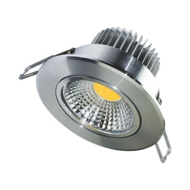 Въртящ се кръгъл матов LED спот 6W 4000K 430Lm COB 230V 60° Ra80 NETTO