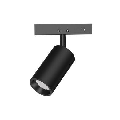мини черен магнитен спот 24V DC 2W 4000K 190lm 24° Ra90 5 г. Φ26*46(72)мм