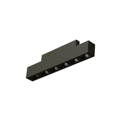 мини черно магнитно осветително тяло 24V DC 5W 3000K 240lm 36° Ra90 5 г L100mm