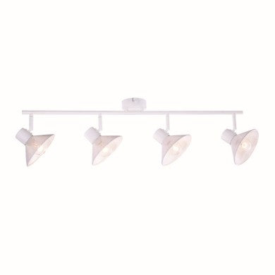 стенно осветително тяло 4xE14 PALOMA бял метал 75x13x19cm