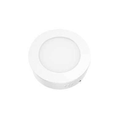 тънък LED панел бял кръгъл плафон 6W 3000K 450Lm Φ117 230V Ra80