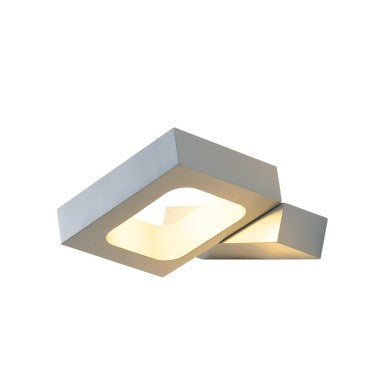 стенно осветително тяло LED 6W 3000K алуминиев сив 14,5x13x3cm CYCLOP
