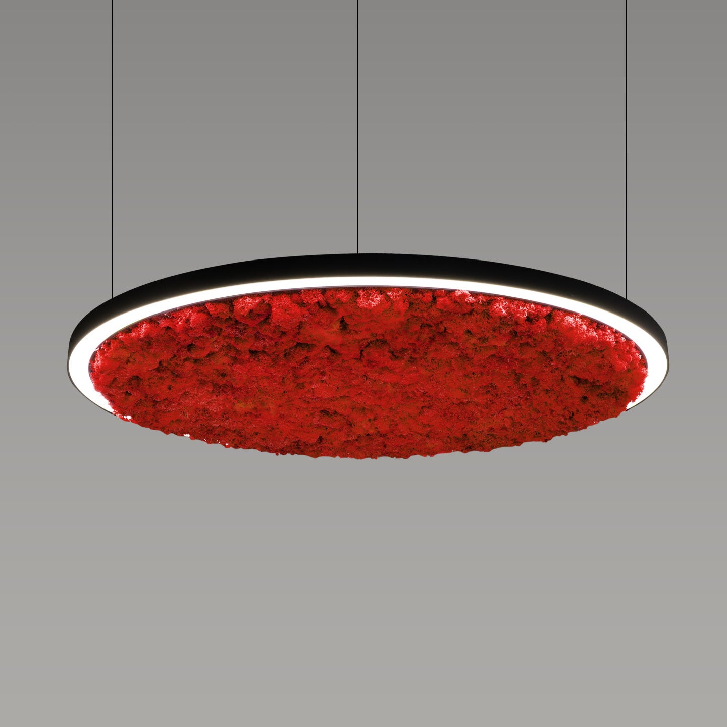 Акустична висяща LED лампа Cool Moss | Скандинавски мъх | 6 цвята
