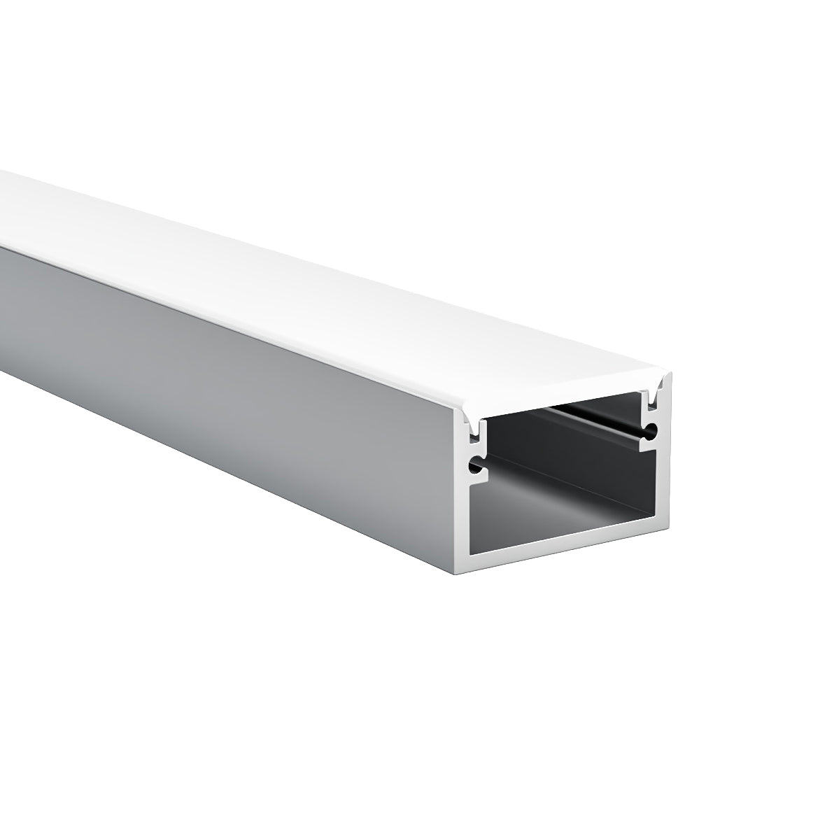 Алуминиев профил за LED лента Box | 30x20 мм | С дифузер