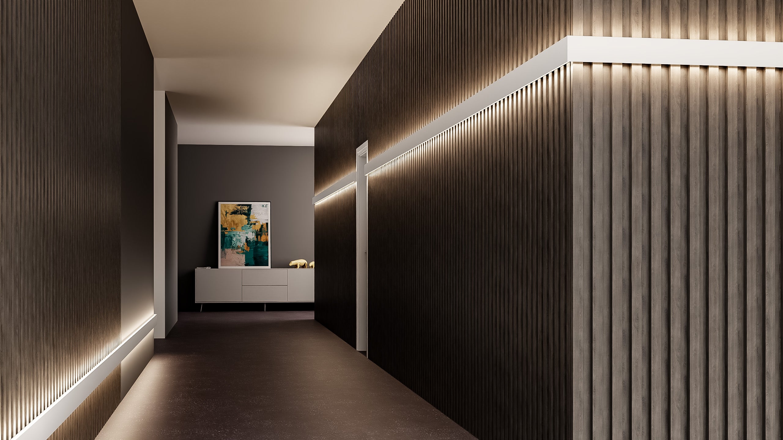 Алуминиев профил за LED лента Maya | 24.5x75.3мм | Двупосочен | Бял
