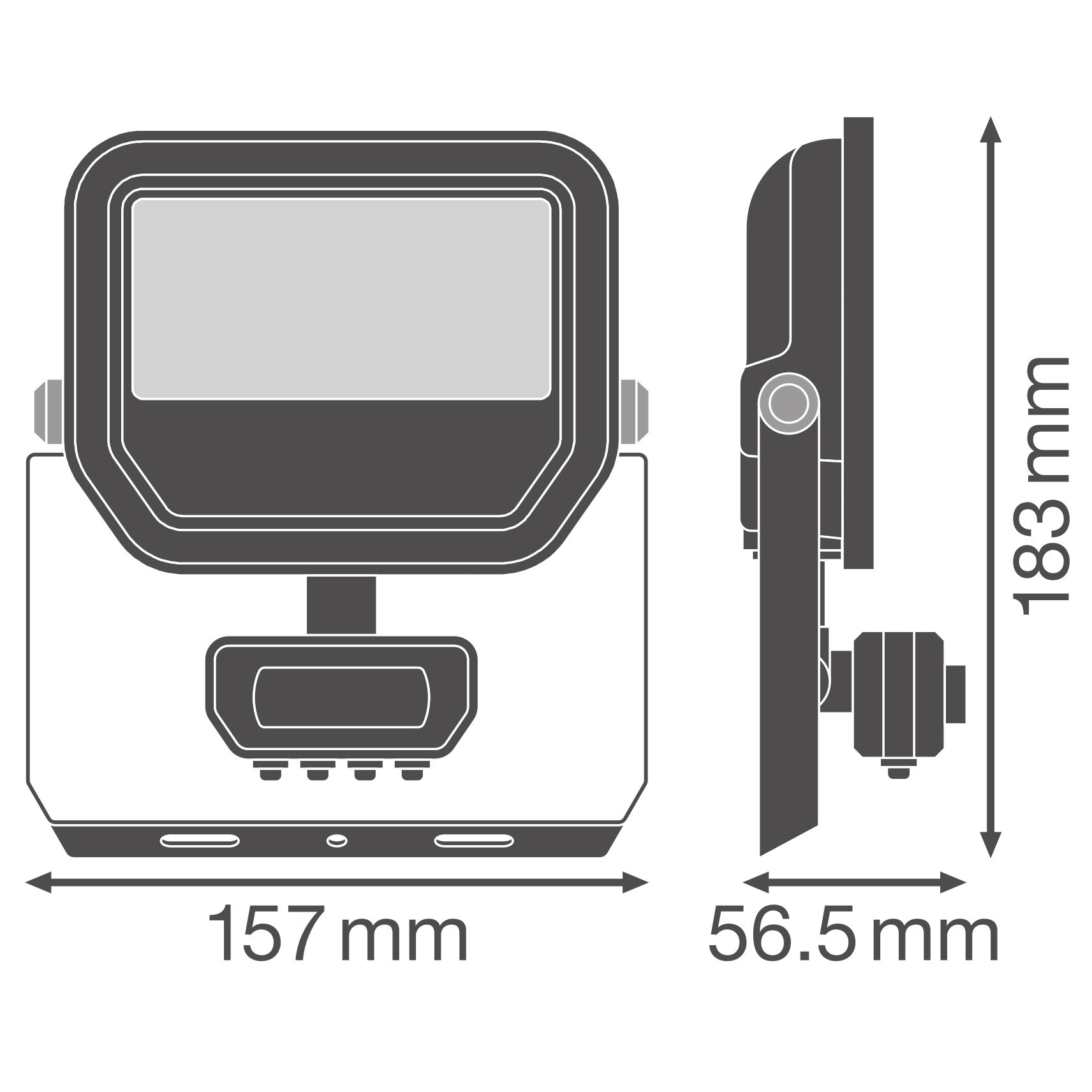 LED прожектор със сензор Floodlight Sensor LEDVANCE 17W IP65 2400 lm 4000K