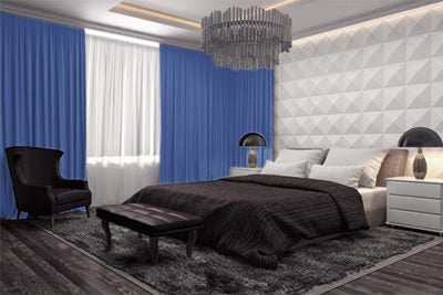 Tkanina Blackout – Color: Blue 478