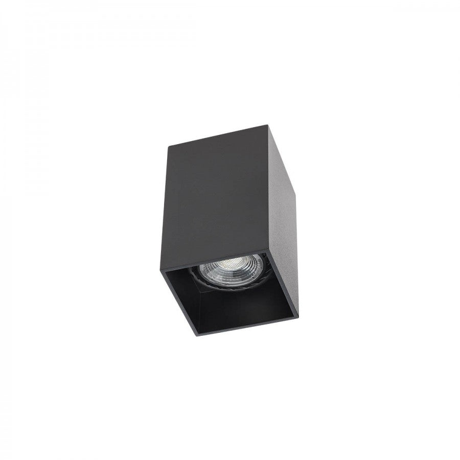 Таванно осветително тяло Arelux XCard, черно, 1XGU10