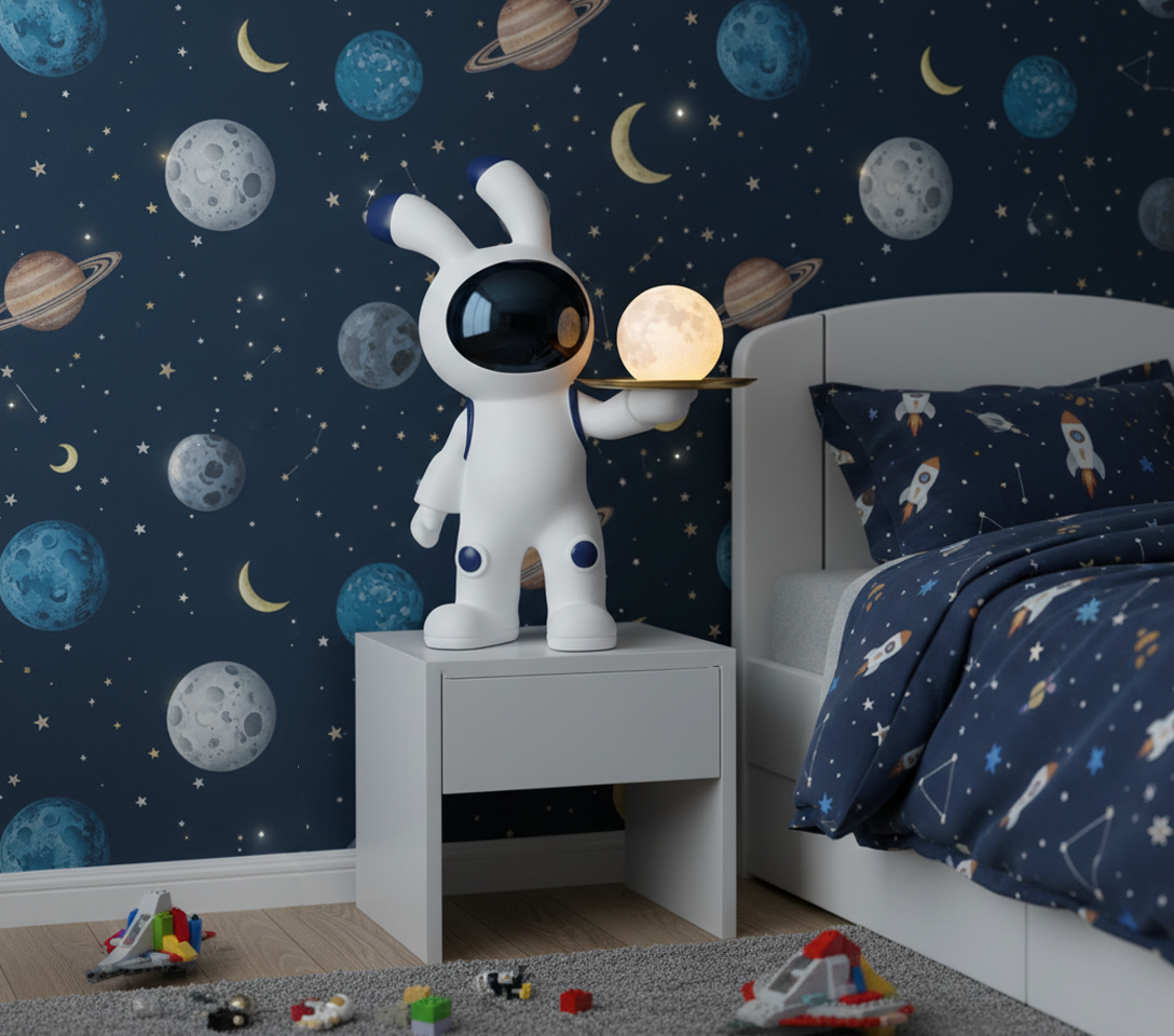 Декоративна фигура космонавт със сервизна табла Astronaut | 75 см