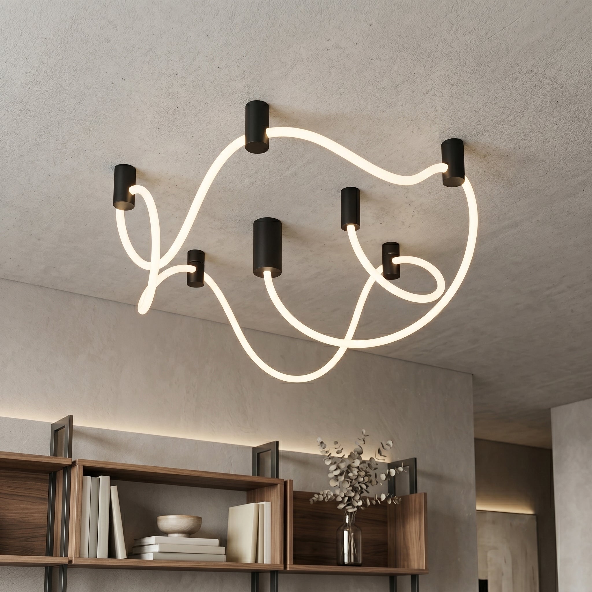 Дизайнерски LED пендел Online | Светещо въже | 3000K | 5 метра