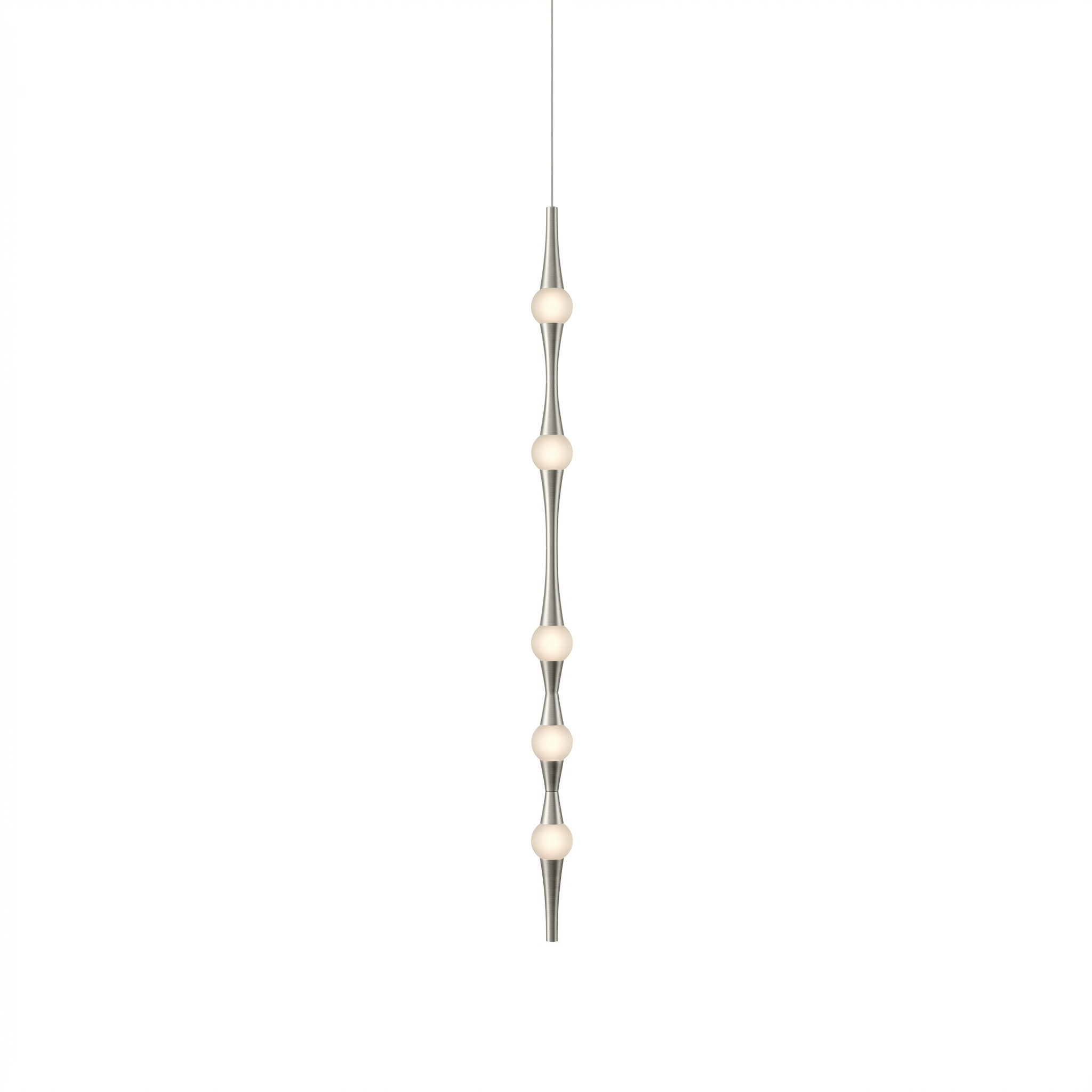 Дизайнерски висящ LED полилей Bamboo Vertical | 6W | 3000K