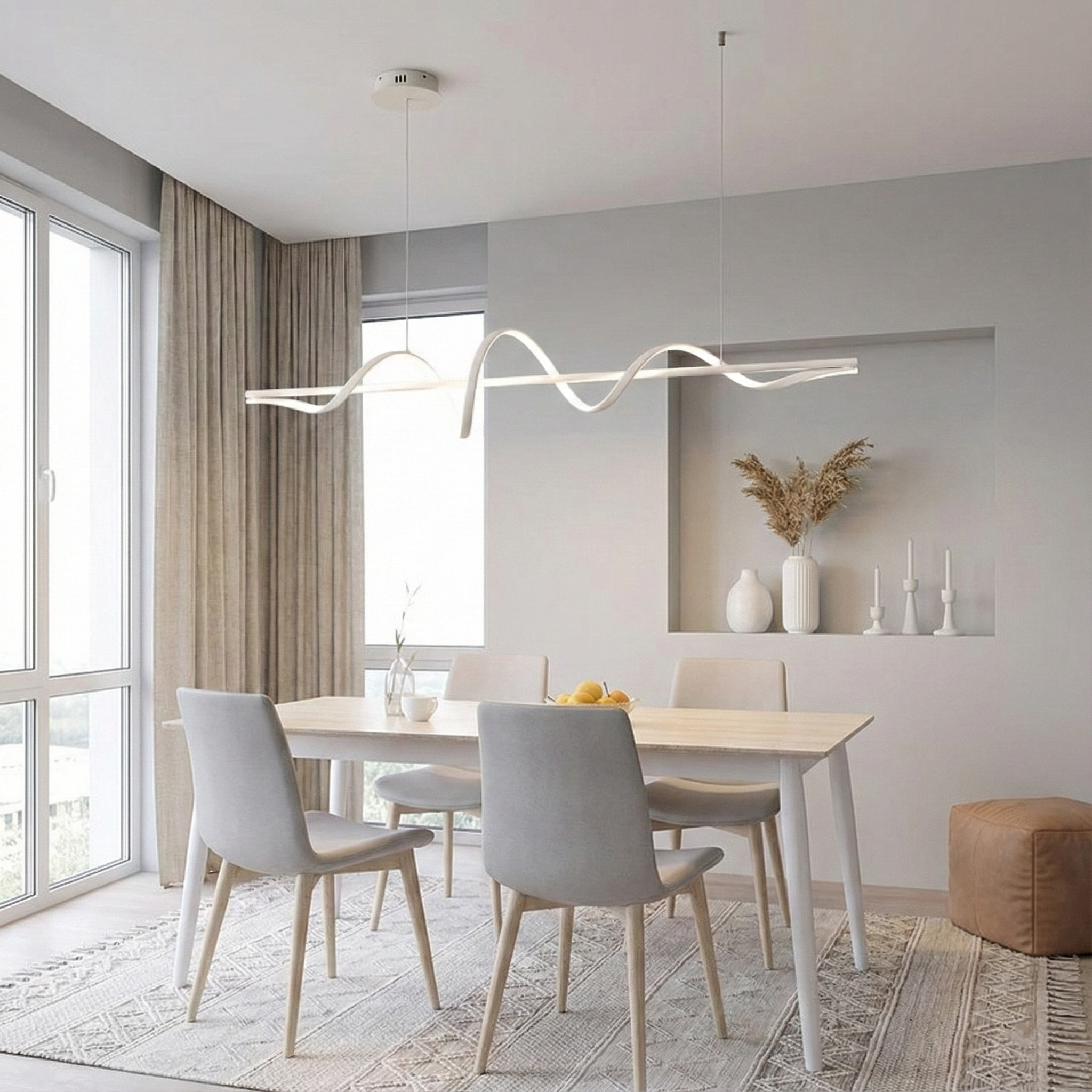 Висящ LED полилей Swish | Спираловиден | 22W | 3000K