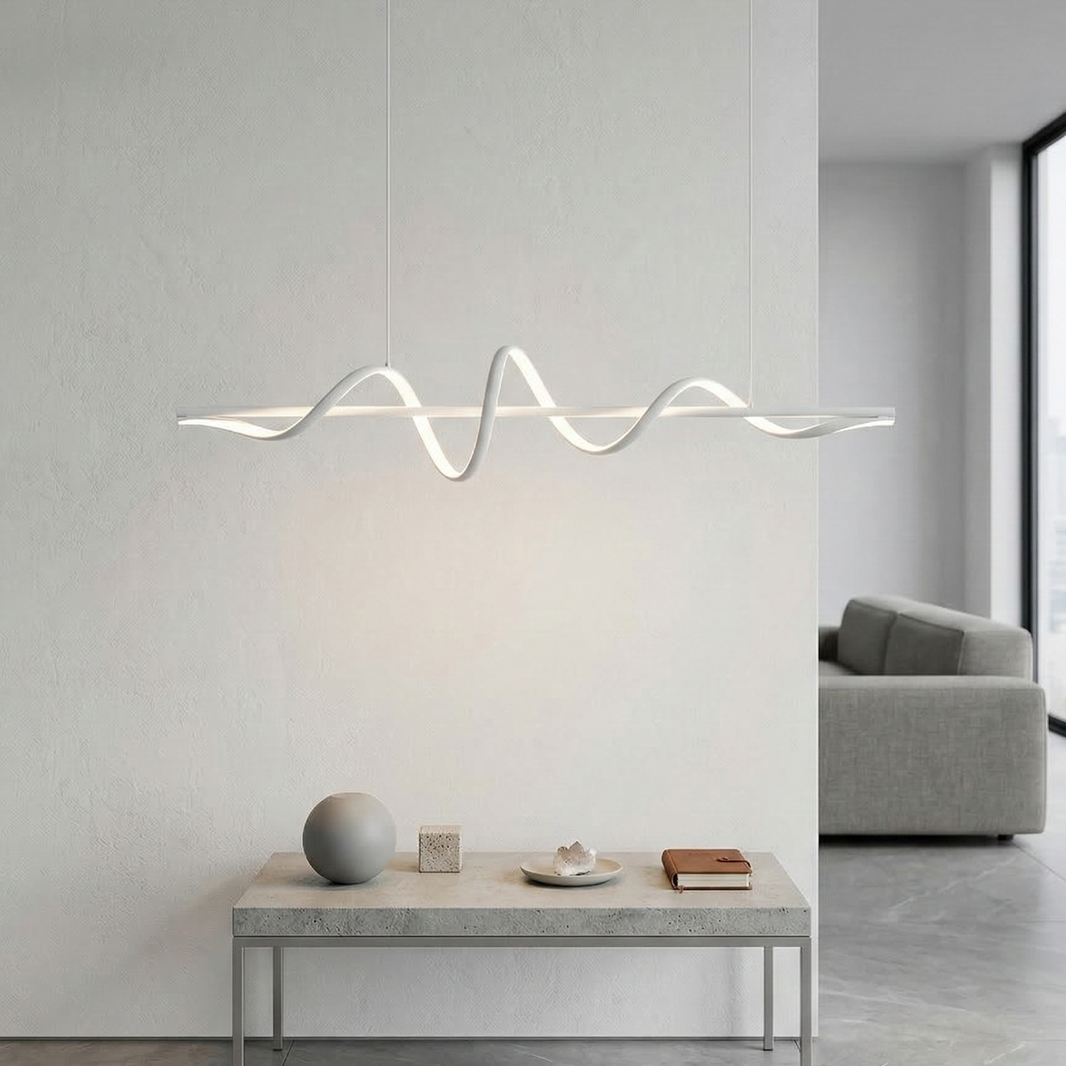 Висящ LED полилей Swish | Спираловиден | 22W | 3000K