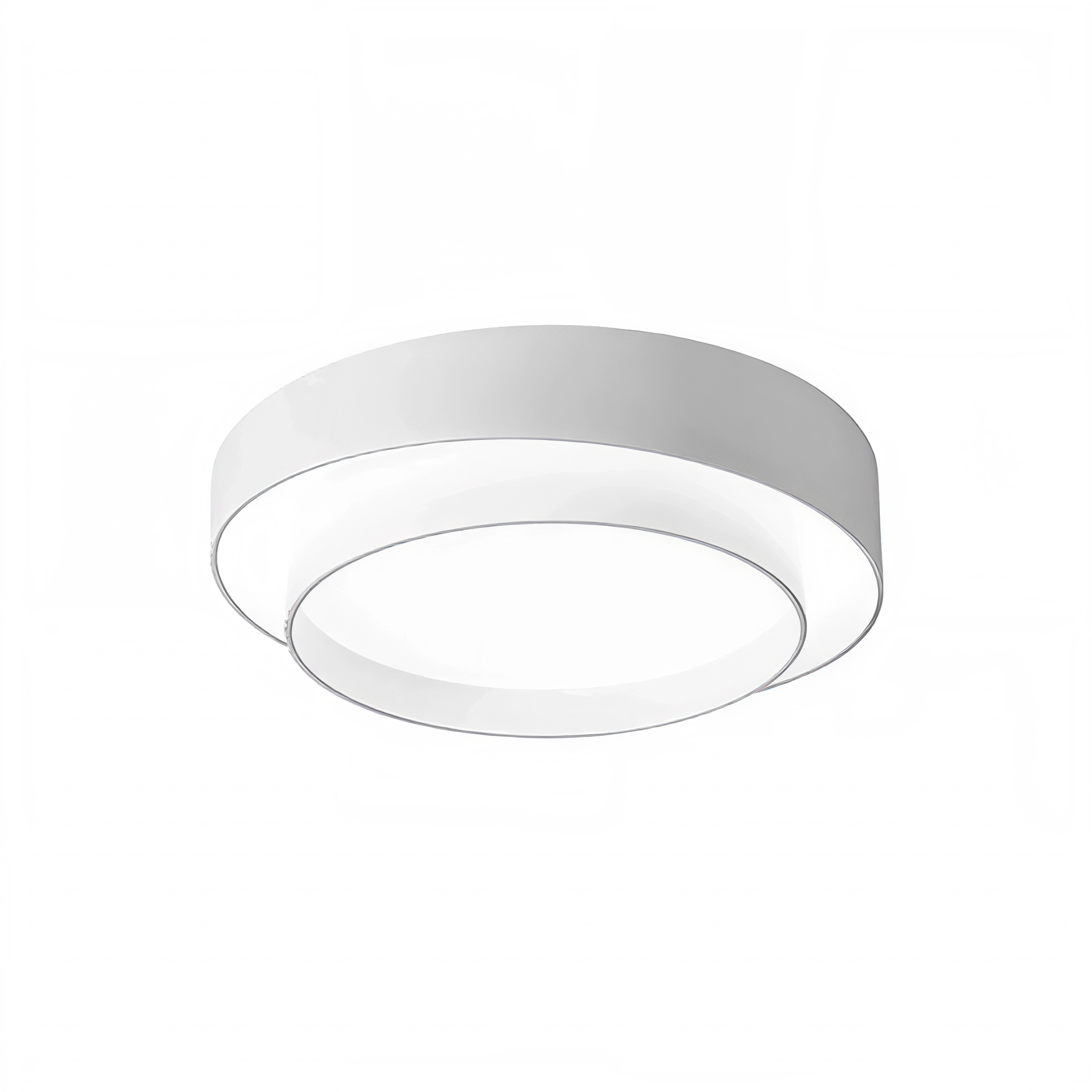 Двойна LED плафониера Alma (Бял, Ø600 мм, 48W)