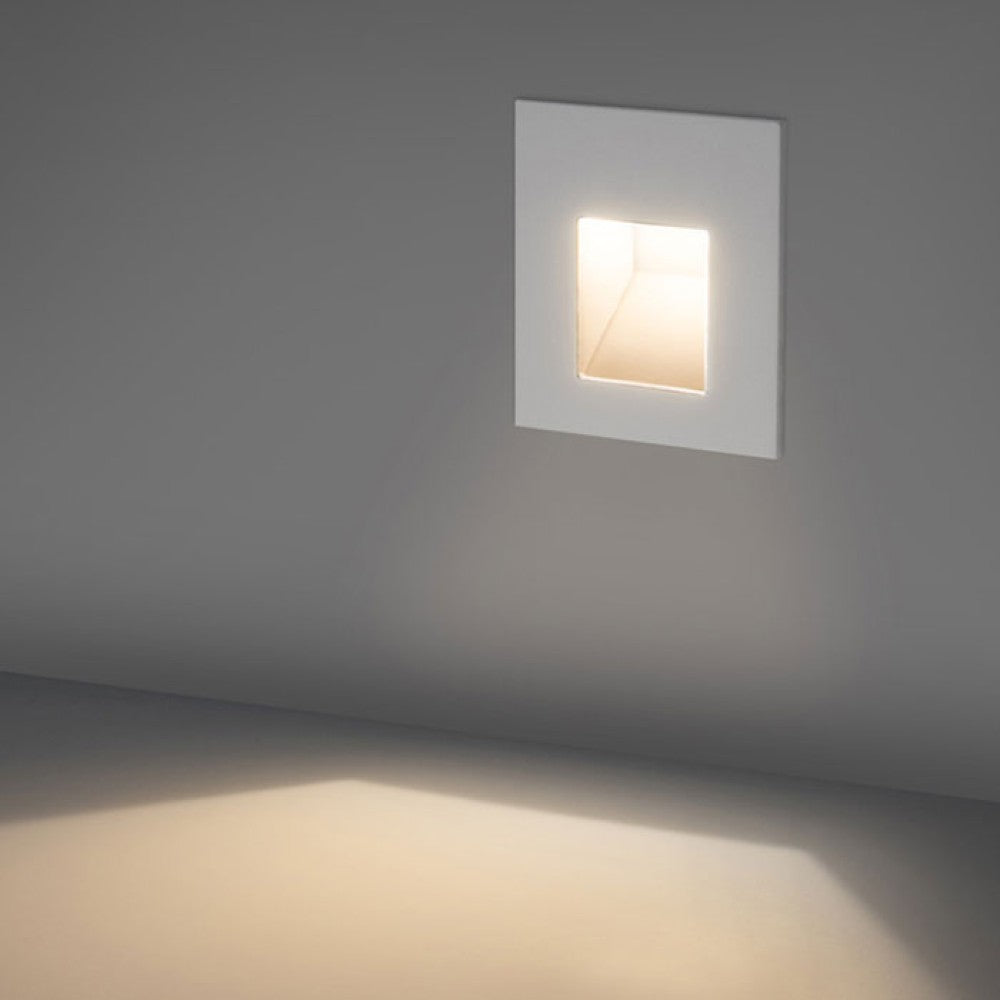 Фасадна LED луна за стълби/стена Step | Квадратна | IP65 | 3000K