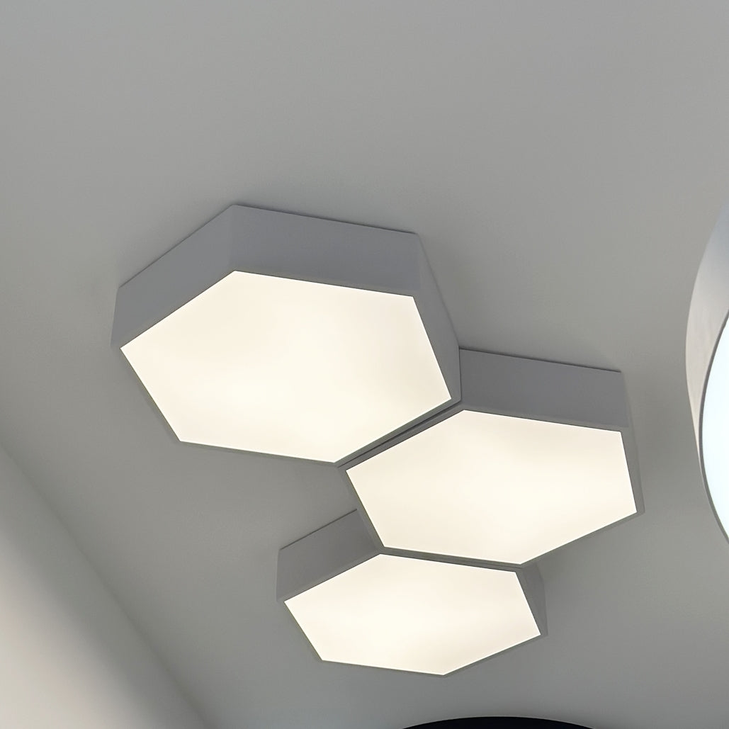 LED плафониера Hexagon | CCT 3000K-6000K | Шестоъгълен