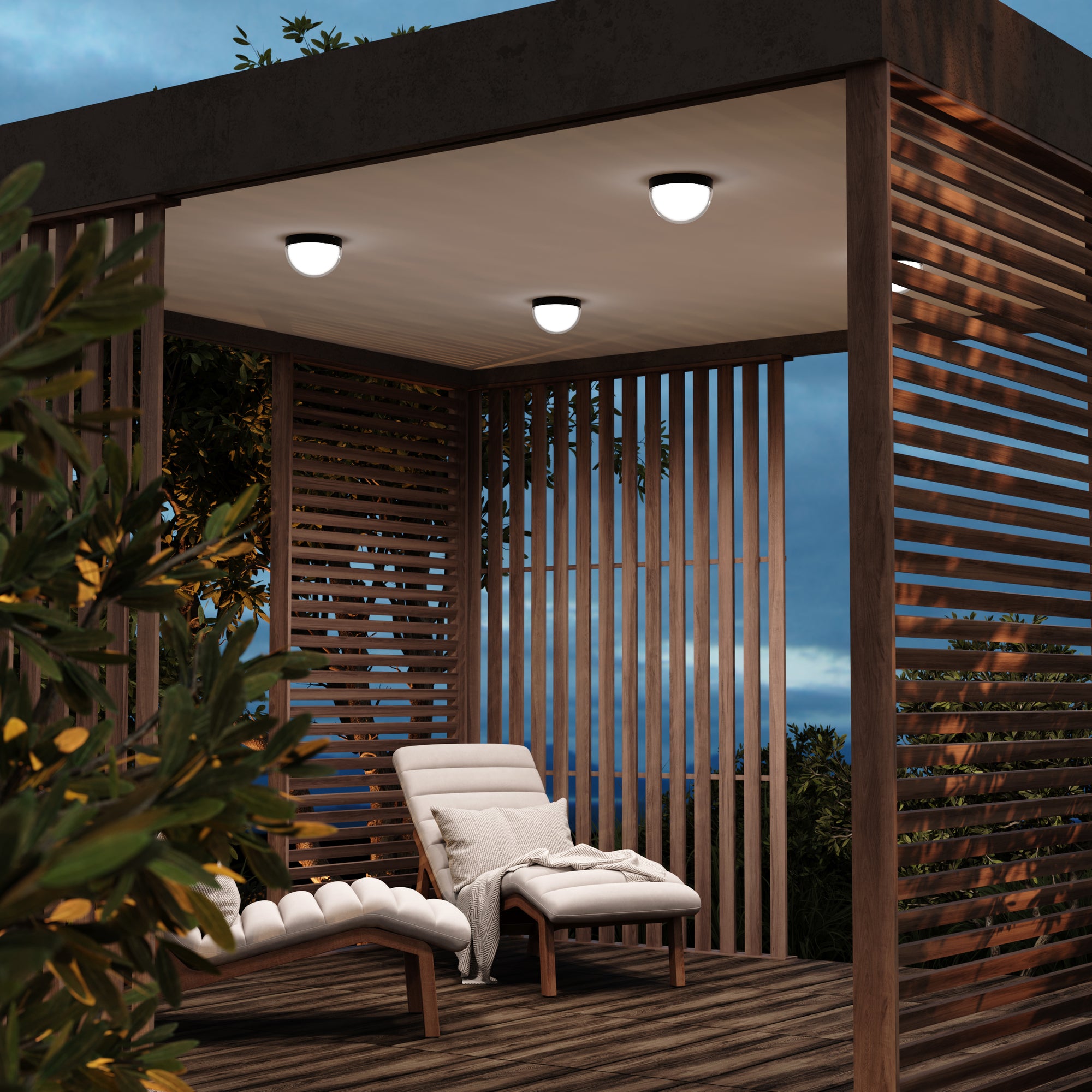 Таванно осветително тяло Outdoor O438CL-L12GF3K
