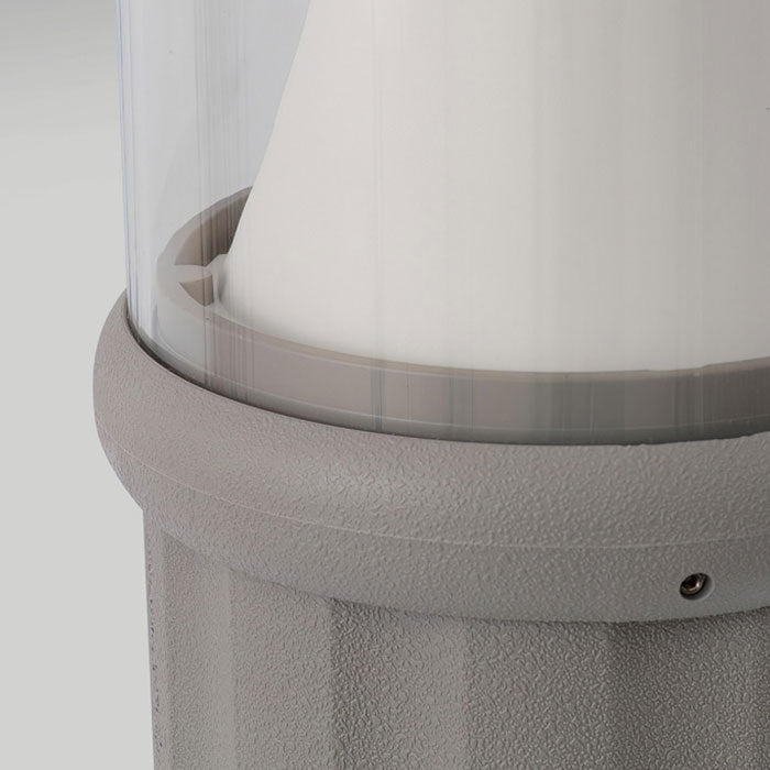 Класически градински LED стълб Sauro | 10W | 4000K | IP55 | Корпус смола