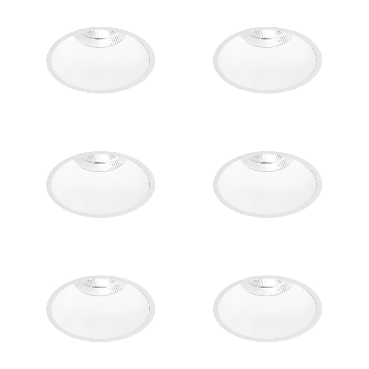 Комплект LED луни за вграждане Accord Round IP54 с опции за димиране
