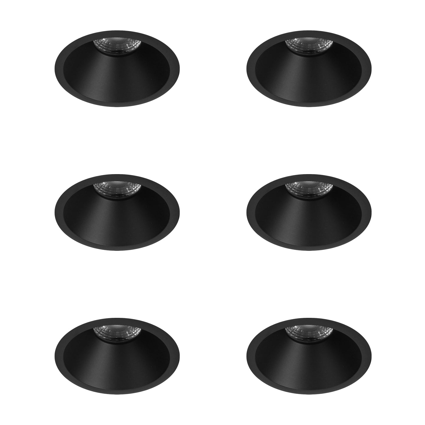 Комплект LED луни за вграждане Accord Round IP54 с опции за димиране