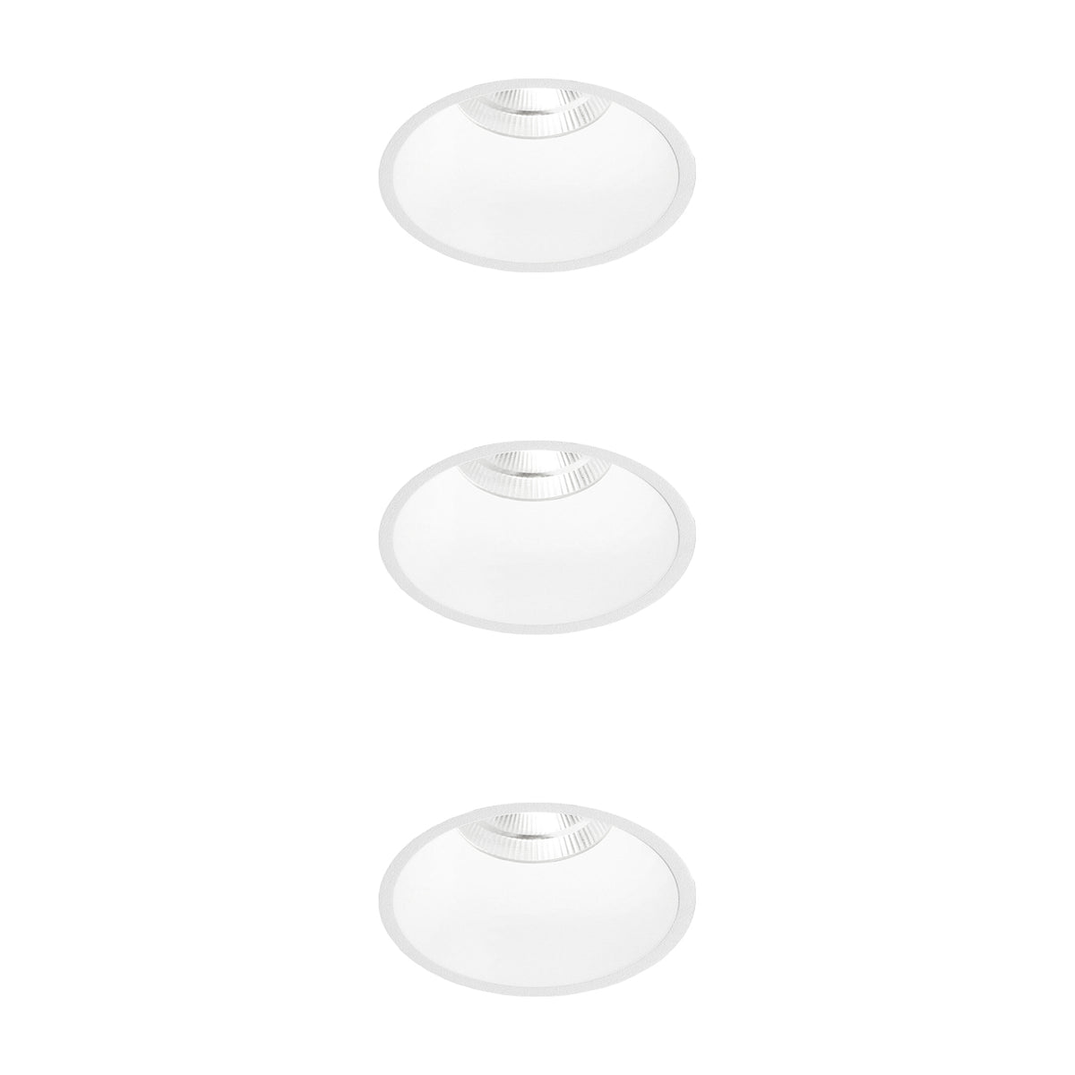 Комплект LED луни за вграждане Accord Round IP54 с опции за димиране