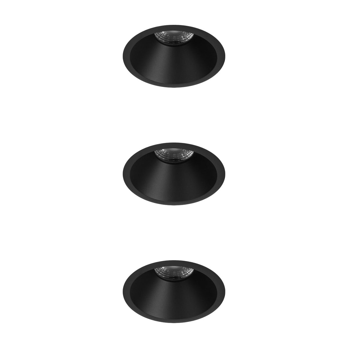 Комплект LED луни за вграждане Accord Round IP54 с опции за димиране