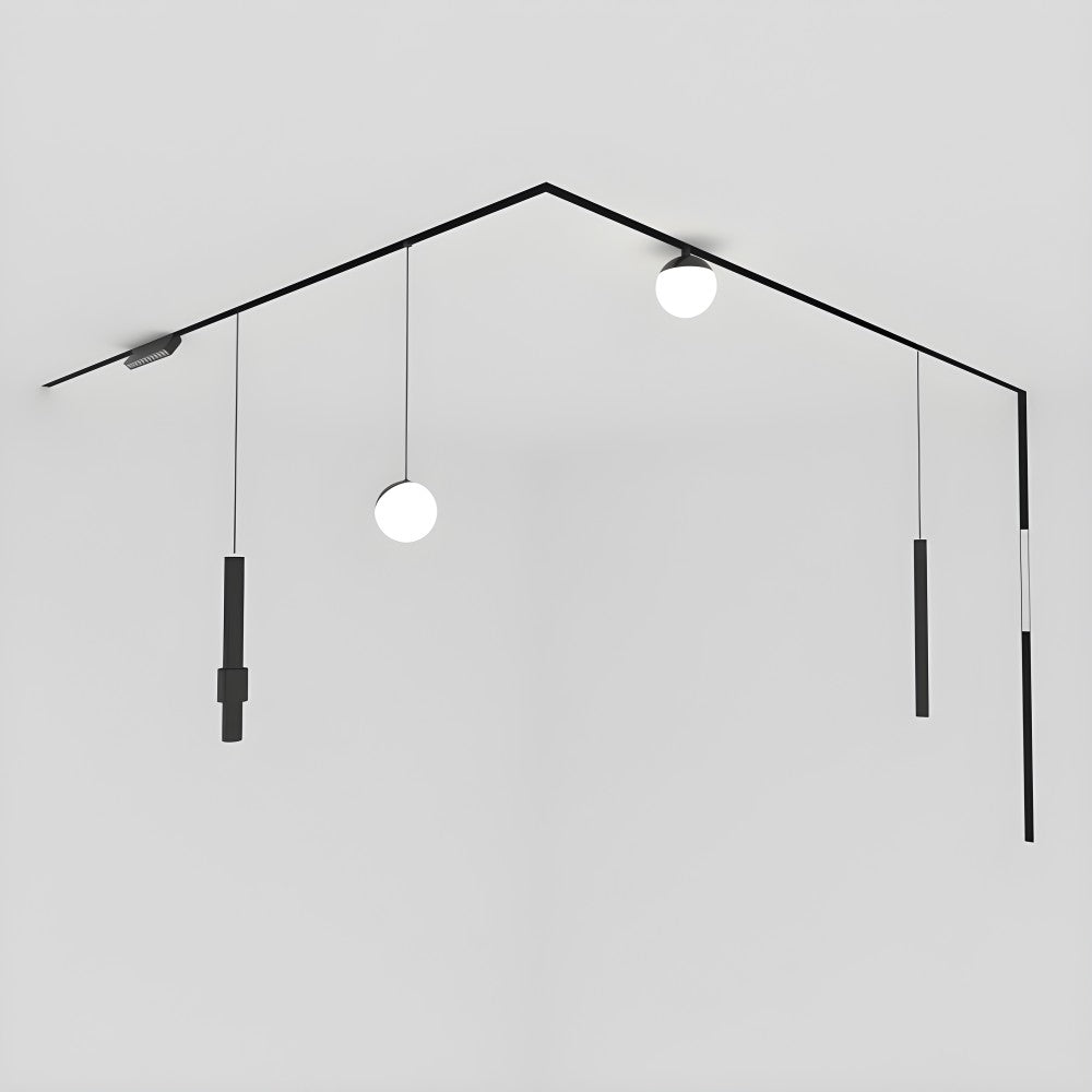 Комплект магнитна шинна система All-in-One Pendant Trimless | Вграден монтаж