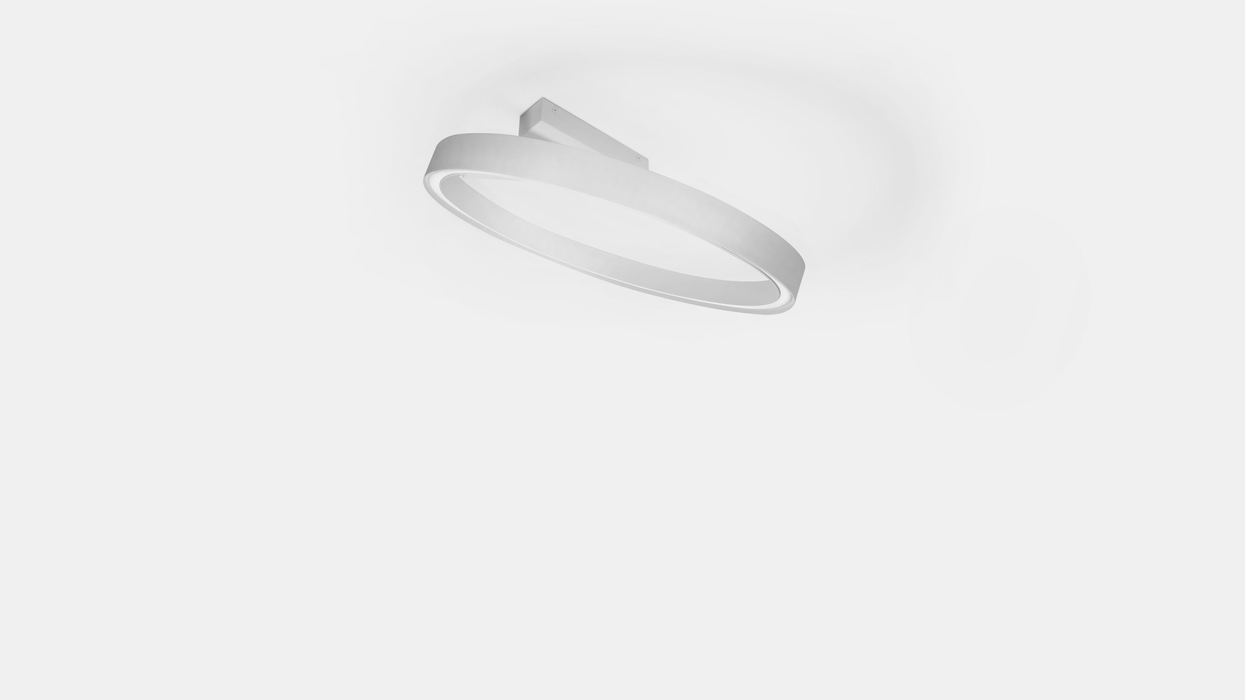 Кръгла LED плафониера Up&Down Axis | Двупосочно светене | 3000K | 50W