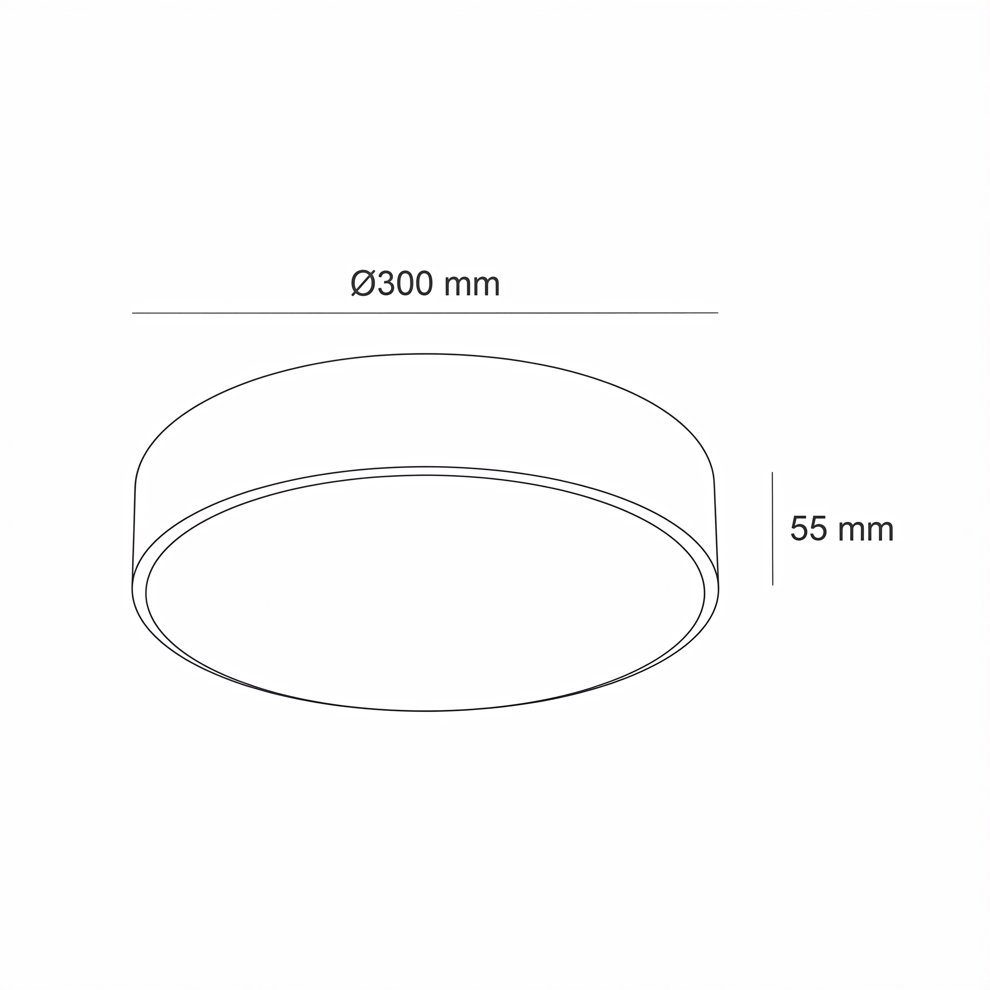 Кръгла LED плафониера Orbit | 4000K | IP54 | Опция за сензор