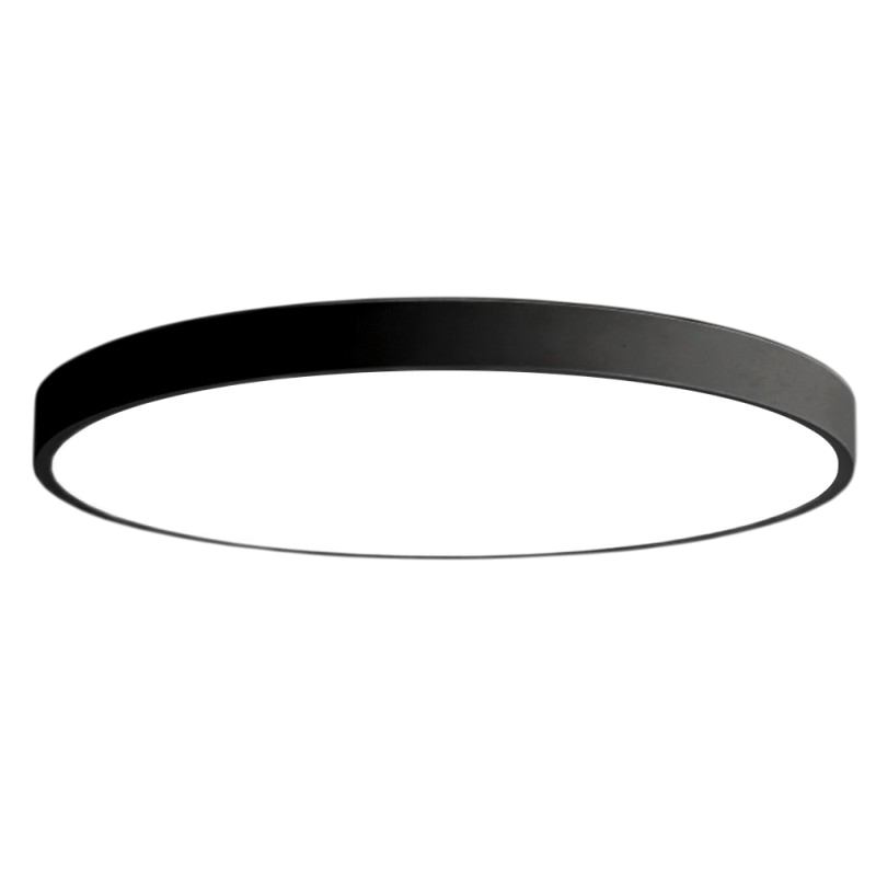 Кръгла LED плафониера Veny M | Ø40-60cm | 3000K | Черна