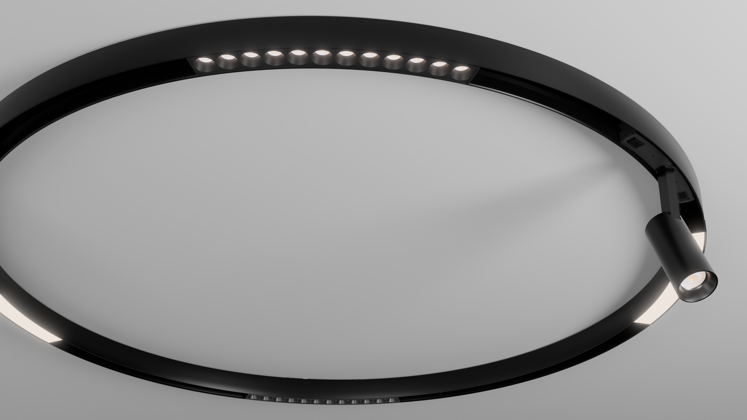 Кръгла магнитна шина Magnet Line Circle OM | Открит монтаж | 48V